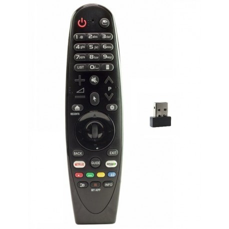 Telecomanda Universala Magica Pentru Smart Tv LG RM-G3900 V2 cu Netflix si Amazon Gata de Utilizare