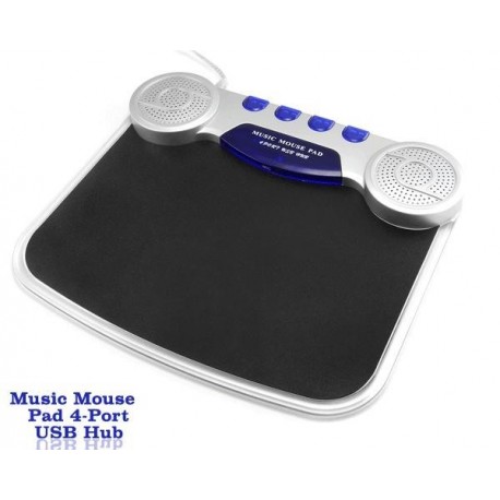 Mouse Pad 4 in 1 Iluminat Cu Hub Usb, Microfon si Boxe