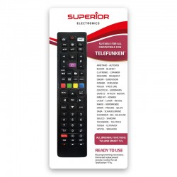 Telecomanda Universala Superior Pentru Tv si Smart Tv Telefunken Gata de Utilizare